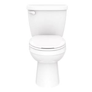 Gerber® GMX20910 Maxwell® 2-Piece Toilet, Elongated Bowl, 10 in Rough-In, 1.6 gpf Flush Rate, White