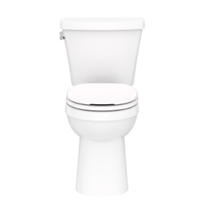 Gerber® GWS20800 Elite™ 2-Piece Toilet, Round Bowl, 10 in Rough-In, 1.28 gpf Flush Rate, White