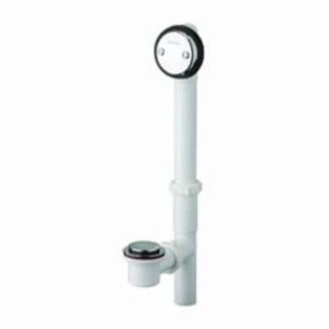 Gerber® G0041540 Classics™ Auto Trip Bath Drain, 3-1/2 in H x 5 in W x 6 to 7.44 in D, PVC, Polished Chrome