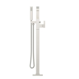 Gerber® D300544BNT D300544 Square Freestanding Tub Filler, 1.75 gpm Flow Rate, 1 in Center, Brushed Nickel, 1 Handle, Residential