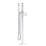 Gerber® D300544T D300544 Square Freestanding Tub Filler, 1.75 gpm Flow Rate, 1 in Center, Chrome, 1 Handle, Residential