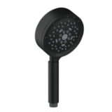 Gerber® D462035BS Parma® Shower Head, 4-1/2 in Dia Shower Head 5-Function Shower Head, 1.5 gpm Flow Rate, 1/2-14 NPSM Connection, Satin Black