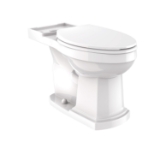 Gerber® G0021191 Toilet Bowls, Hinsdale, White, Elongated Shape, 12 in Rough-In, 17-1/8 in H Rim, 2 in Trapway