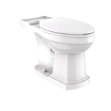 Gerber® G0021191 Toilet Bowls, Hinsdale®, White, Elongated Shape, 12 in Rough-In, 17-1/8 in H Rim, 2 in Trapway