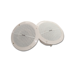 THERMASOL® HOM-SPK-WHT 1-Piece Modern Water-Proof Home Shower Speaker Set, 40 W, 4 Ohm Impedance, 75 to 22000 Hz