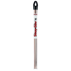 Harris® 15620F1 15 Series Brazing Filler, 1/8 in Dia x 20 in L, 28 lb Container Stick Tube Container