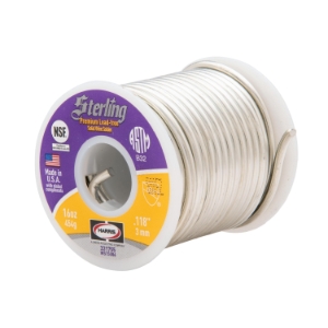 Harris® 331755 Lead-Free Solid Wire Solder, 0.118 in Dia Wire, 410 deg F Melting, 25 lb Container Box Container