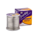 Harris® 331755 Lead-Free Solid Wire Solder, 0.118 in Dia Wire, 410 deg F Melting, 25 lb Container Box Container