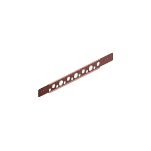 Holdrite® 108-20 Flat Bracket, 0.88 in, 0.63 in, 1.33 in Hole, 25 lb, Cold Rolled Steel, Copper-Bonded™