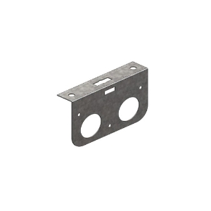 Holdrite® 121-DS Dual Line Support Bracket, 25 lb, Cold Rolled Steel, Galvanized