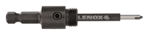 Lenox® 1970538 Arbor With Retractable Pilot Drill, 3/8 in and Larger Hex Shank