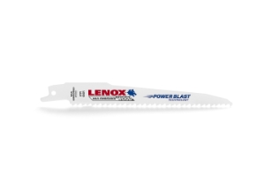 Lenox® 20530B656R Shatter-Resistant Reciprocating Saw Blade, 6 in L x 3/4 in W, 6 TPI, Cobalt Body, Universal/Toothed Edge Tang