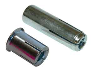 Metallics JDIA12MINI Lipped Mini Drop-In Anchor With Setting Tool, 1/2 in, Steel, 2 in D Min Embedment