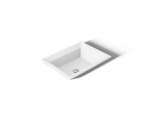 Kohler® 21781-0 Artifacts™ Bathroom Sink, Vitreous China, White
