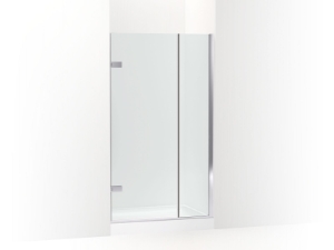 Kohler® 27710-10L-SHP Composed™ 3/8 in Pivot Door Glass and Hardware, No Handle, Bright Polished Silver
