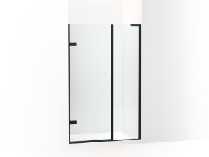Kohler® 27715-10L-BL Composed™ 3/8 in Pivot Door Glass and Hardware, No Handle, Matte Black