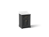 Kohler® 29259-BD1-DWG Charlemont™ 24" Bathroom Vanity Cabinet With Sink and Quartz Top, Ferrous Grey