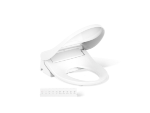 Kohler® 30804-0 Toilet Seat, PureWash E880, Elongated Bowl, Closed Front, Plastic, White, Quick Release Hinge