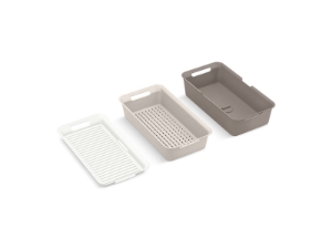 Kohler® 35000-LGT Riverby® Three-Piece Workstation Sink Accessory Set