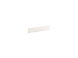 Kohler® 38554-GBB 4" X 21-11/16" Quartz Side Splash, Bianco Bella