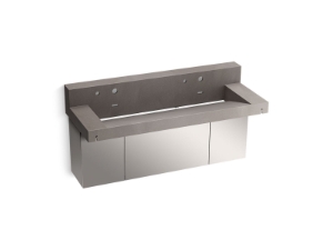 Kohler® 81027-BSS-KCE Constellation™ Utility Sink, 60 in W, Ash Concrete