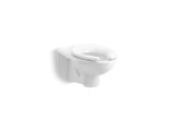 Kohler® 84434-0 Kingston™ Wall-Mount Top-Spud Toilet Bowl, 1.28 Or 1.6 gpf, White