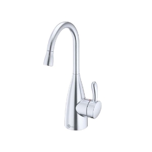 Insinkerator® 45385AJ-ISE Transitional 1010 Showroom Instant Hot Water Faucet, 360 deg Swivel Spout, Arctic Steel