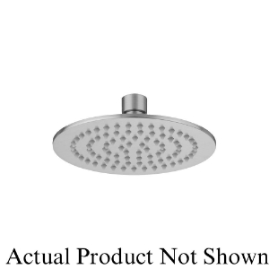 Jaclo® S206-2.0-SB Rain Machine® Contemporary/Modern Showerhead, 2 gpm Flow Rate, Ceiling/Wall Mount, 6 in Dia Head, Satin Brass