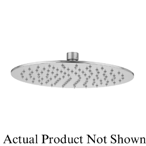Jaclo® S210-2.0-SB Faucet Showerhead, 2.0 gpm Flow Rate, 1 Spray, Ceiling Mounting, 10 in Head, Satin Brass