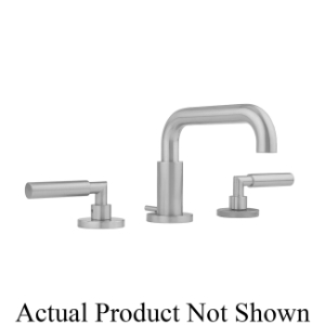 Jaclo® 8882-T459-0.5-PCH Downtown Contempo Widespread Faucet, 0.5 gpm, 3-1/8 in H Spout, Polished Chrome, 2 Handles, Pop-Up Drain