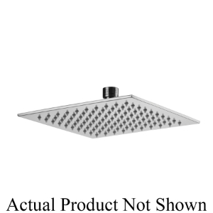 Jaclo® A POWER SHOWER S209-2.0-PB Rain Machine® Contemporary/Modern Showerhead, 2 gpm Flow Rate, Ceiling/Wall Mount, 8 in L x 8 in W Head, Polished Brass