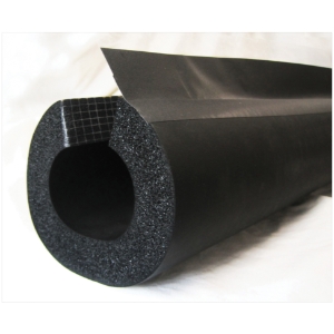 K-Flex INSUL-LOCK® DS 6RXLO048068 Closed Cell Flexible Double Seal Pipe Insulation With Overlap, 3/4 in Nominal, 72 in L, 1/2 in THK Wall, R Factor 3.1, Elastomeric Foam