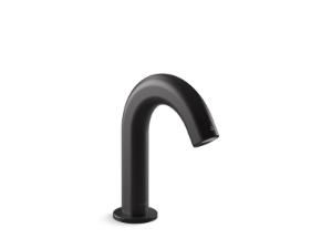 Kohler® 103BB76-SBNA-BL Oblo™ AC Powered Faucet, 0.5 gpm Flow Rate, 5-1/8 in H Spout, 1 Faucet Hole, Matte Black, Touchless Function