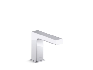 Kohler® 106S36-SANA-CP Strayt™ Hybrid Powered Faucet, 0.5 gpm Flow Rate, 4-1/2 in H Spout, 1 Faucet Hole, Polished Chrome, Touchless Function