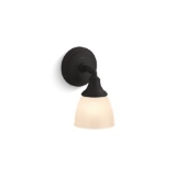 Kohler® 10570-BLL Devonshire® Bathroom Sconce, Matte Black Housing, (1) Lamp