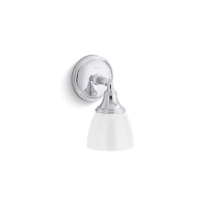 Kohler® 10570-CPL Devonshire® Dimmable Bathroom Sconce, 120 VAC, Polished Chrome Housing, (1) Lamp