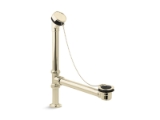 Kohler® 106-AF Antique™ Stopper Bathtub Drain, Slip-Joint Connection, Solid-Brass, Vibrant® French Gold