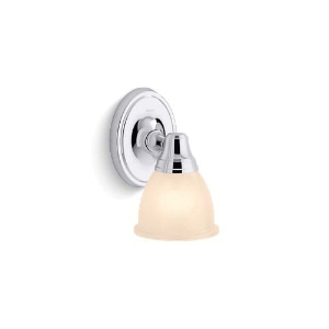 Kohler® 11365-CPL Forte® Dimmable Bathroom Sconce, 120VAC, Polished Chrome Housing, (1) Lamp