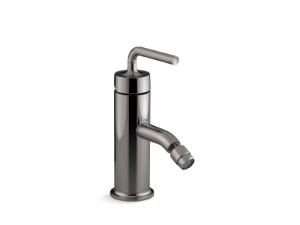 Kohler® 14434-4A-TT Purist® Bidet Faucet, Vibrant® Titanium, Pop-Up Drain