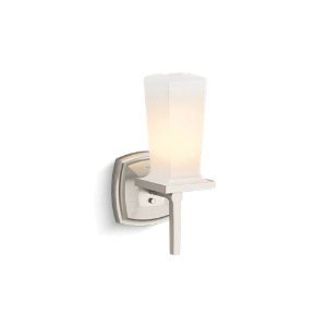 Kohler® 16268-BNL Light Sconce, (1) CFL Lamp, Brushed Nickel Housing