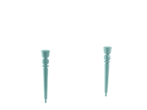 Kohler® 21105-H15 Farmstead® Transitional Leg, Enameled Cast Iron