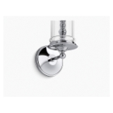 Kohler® 22545-SC01-CPL Damask® Sconce, (1) Type G/T Lamp, 120 V, Polished Chrome Housing