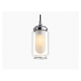 Kohler® 22653-PE01-CPL Artifacts® Pendant Fixture, (1) Type B/Edison Lamp, 40 W Fixture, 120 V, Polished Chrome Housing