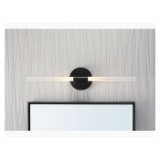 Kohler® 23464-SCLED-BLL Components® Sconce, Integrated LED Lamp, 12 W Fixture, 120 VAC, Matte Black Housing