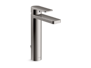 Kohler® 23475-4N-TT Parallel® Tall Faucet, 0.5 gpm Flow Rate, 8 in H Spout, 1 Handle, Vibrant® Titanium