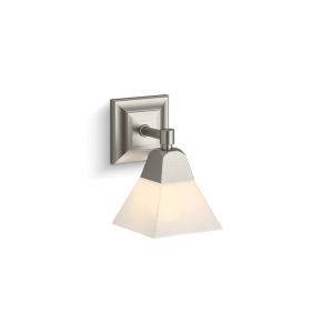 Kohler® 23686-SC01-BNL Memoirs® Sconce, (1) Type G Lamp, 120 V, Vibrant® Brushed Nickel Housing