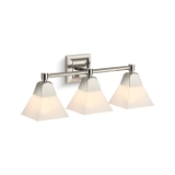 Kohler® 23688-BA03-SNL Memoirs® Sconce, (3), 120 VAC, Vibrant® Polished Nickel Housing