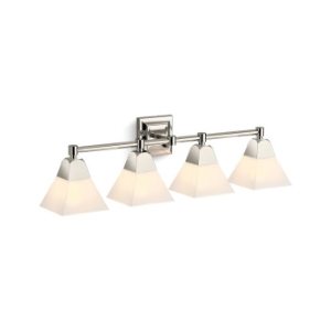 Kohler® 23689-BA04-SNL Memoirs® Sconce, (4) Type G Lamp, 120 V, Vibrant® Polished Nickel Housing