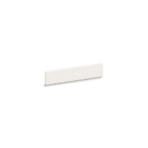 Kohler® 25819-PWH Backsplash, 17-1/4 in L x 4 in W x 13/16 in THK, Quartz, Pure White