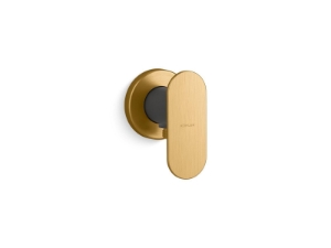 Kohler® 26289-2MB Statement® Wall-Mount Wand Handshower Holder With Supply Elbow and Check Valve, Vibrant Brushed Moderne Brass